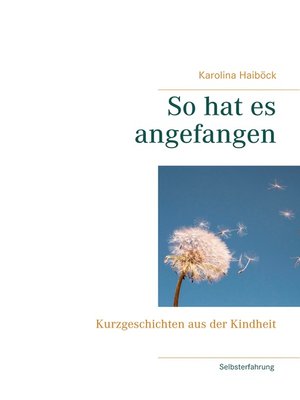 cover image of So hat es angefangen
